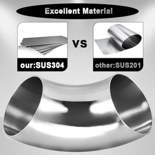 Stainless 4 Inch 90° Mandrel Bend Elbow