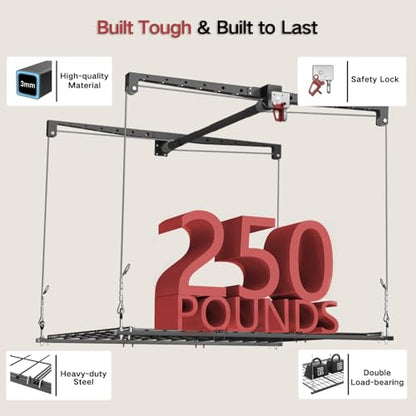 Overhead Garage Storage Rack for 8