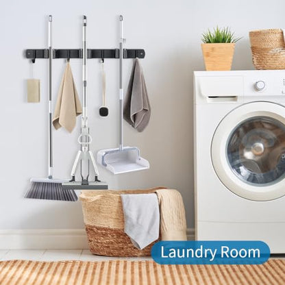 Broom Hanger and Mop Holder