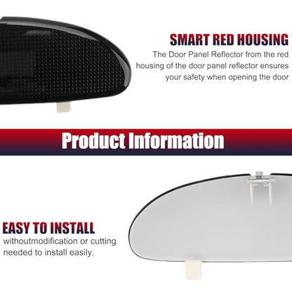 Front Inner Door Panel Reflector with Buckle for C5 Corvette 1997