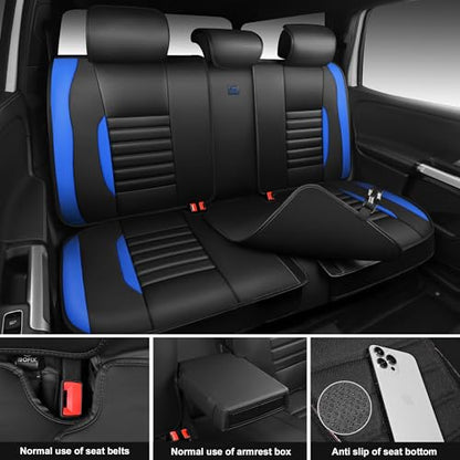 Nappa Leather Car Seat Covers Full Set