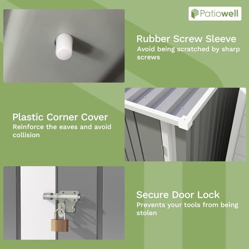 3 x 3 FT Outdoor Storage Shed