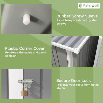 3 x 3 FT Outdoor Storage Shed