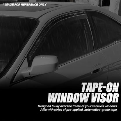 2PCS Tape On Window Visors for 1998 (2 Count)