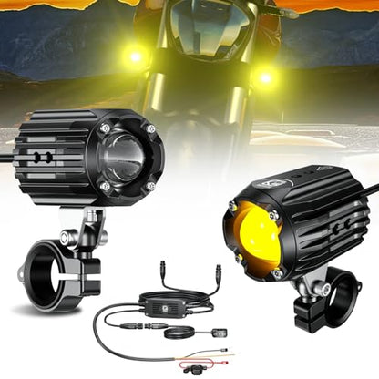 Motorcycle Auxiliary Lights Fog Lights LED Driving Light Spotlight