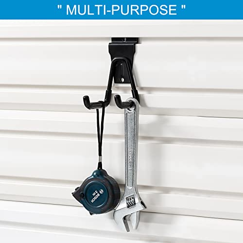 12Pack Slatwall Hooks Heavy Duty Slatwall Accessories Garage Slatwall Hooks and Hangers Small U Hook