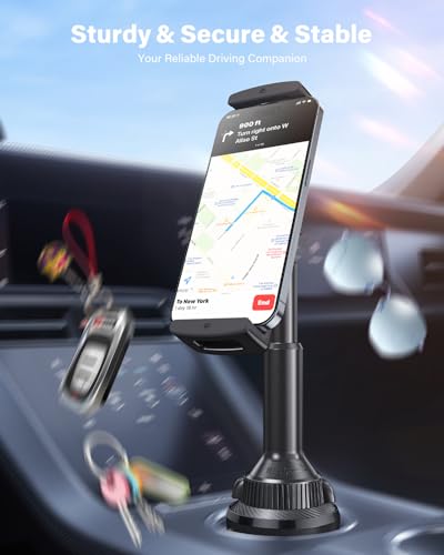 Sturdy Cup Holder Tablet Mount for Car