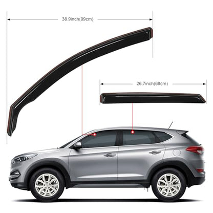 Window Rain Guards for Hyundai Tucson 2016