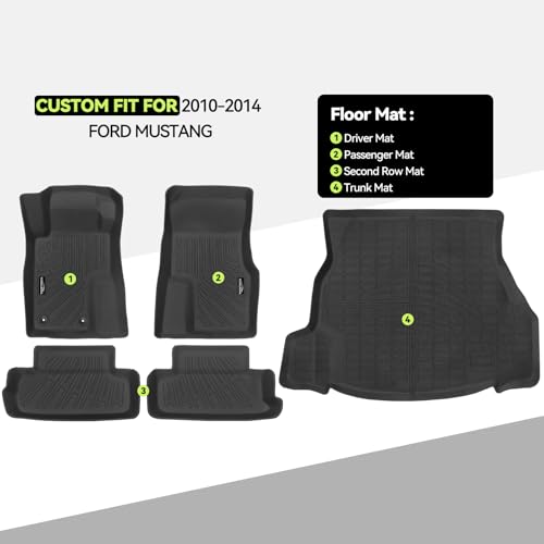 All Weather TPE Floor Mat Set for 2010