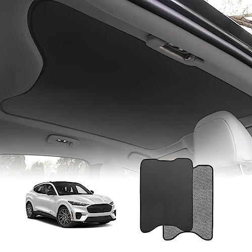 Foldable Roof Sunshade Compatible with Mustang Mach