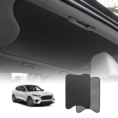 Foldable Roof Sunshade Compatible with Mustang Mach