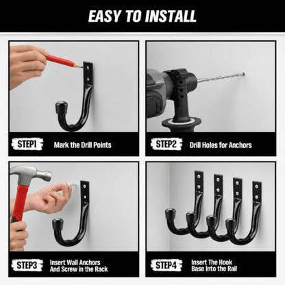 24 piece Heavy Duty Garage Storage Hooks