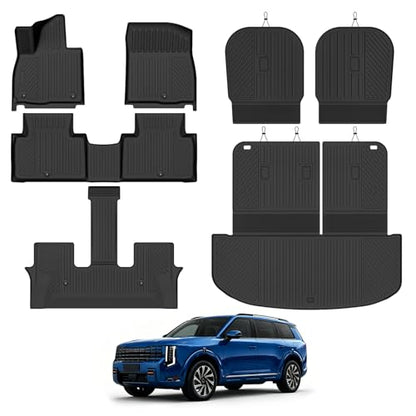 Custom Fit Floor Mats for Kia Telluride Gas Only 7 Seats 2027