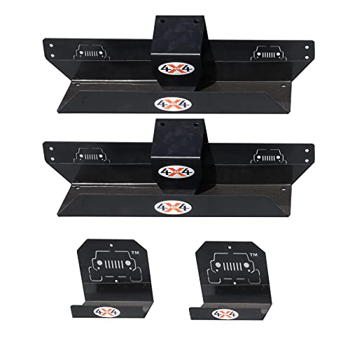 Garage Wall Freedom Panel & Wrangler Door Storage Hangers Combo Kit (4 Count)