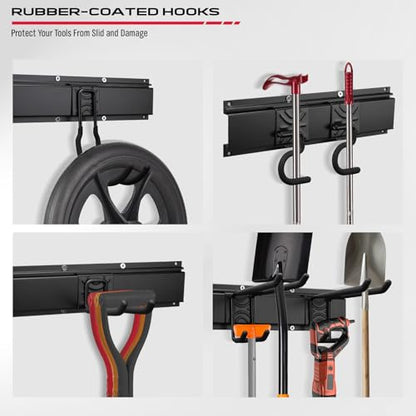 64" Heavy Duty Garage Storage Tool Organizer Wall Mount (79 Count)