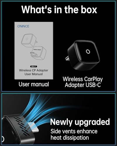 Wireless CarPlay & Android Auto Adapter USB