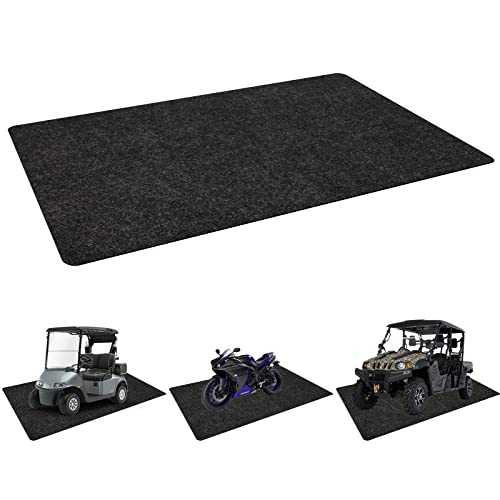 Non Slip Golf Cart Parking Mat 4.9 Ft × 9.1 Ft Garage Floor Mat