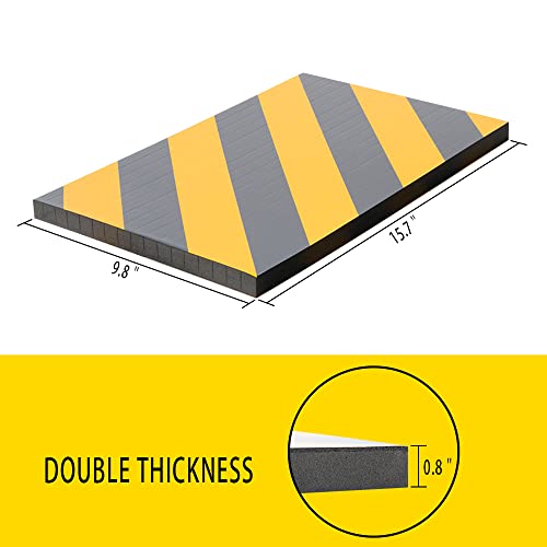 Garage Wall Protector Foam Wall Bumper Column Guard for Parking Lot 2 Pack (2 Count)