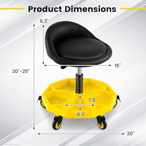 Rolling Garage Stool