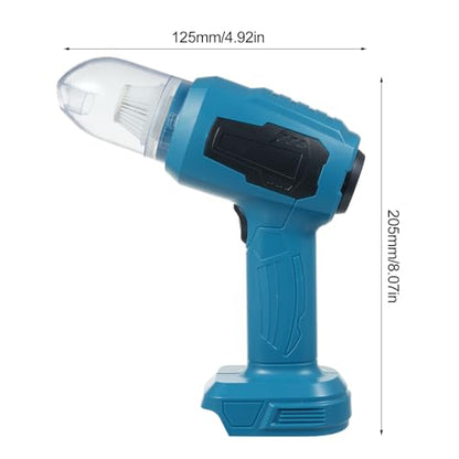 4-in-1 Portable Vacuum Cleaner High Power 16000PA Suction Handheld Car Vacuum with 1500mAh Battery Multi-nozzles for Car Home Office Pet