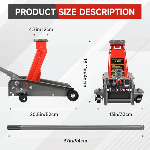 3 Ton Hydraulic Floor Jack