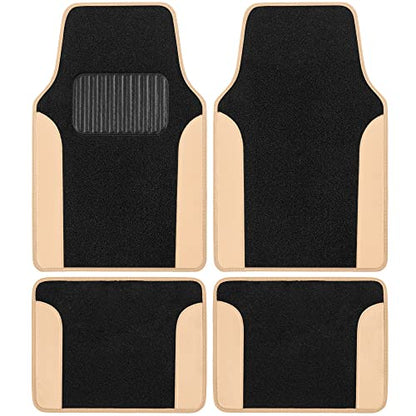PolyPro Beige Car Seat Covers Full Set with 4
