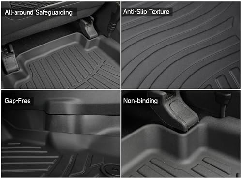 Custom Fit Floor Mats for Ford Bronco 4 (3 Count)