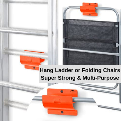 Orange Heavy Duty Ladder Hooks