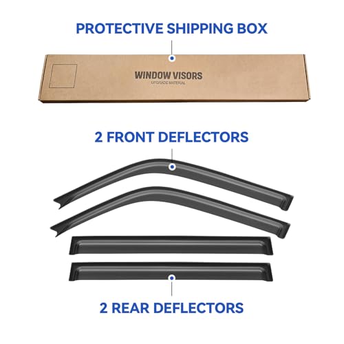 Window Visors Rain Guards for 1996 1997 1998 1999 2000 Toyota RAV4