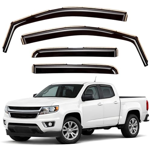 Window Deflectors Smoke Tinted in (4 Count)