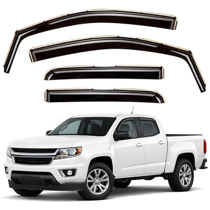 Window Deflectors Smoke Tinted in (4 Count)
