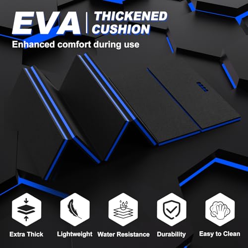 22.8" Wide Mechanic Mat Foldable EVA Kneeling Pad with Magnetic Tool Slots