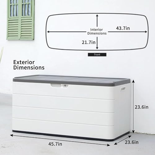 110 Gallon Pro Resin Deck Box