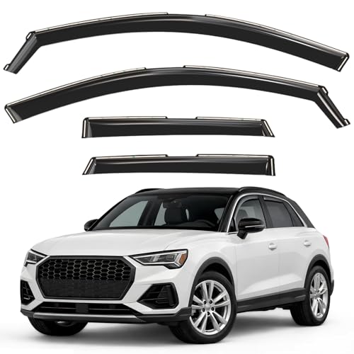 Window Deflectors Smoke Tinted in (4 Count)