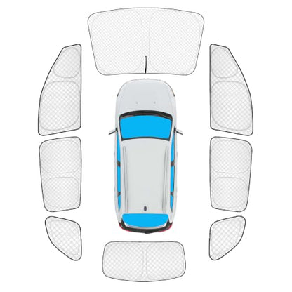 8pcs Sun Shades for Jeep Cherokee SUV 2014 (8 Count)