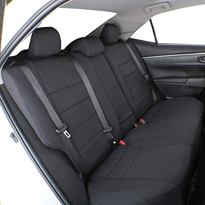 Custom Fit Tacoma Rear Neoprene Car Seat Covers for Toyota Tacoma 2016 2017 2018 2019 2020 2021 2022 2023 Double Cab
