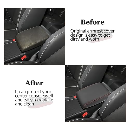 for 2020 2024 Volkswagen Golf Center Console Cover 2023 2024 Golf Accessories Armrest Cover 2023 2024 Golf R Seat Box Cover 2020