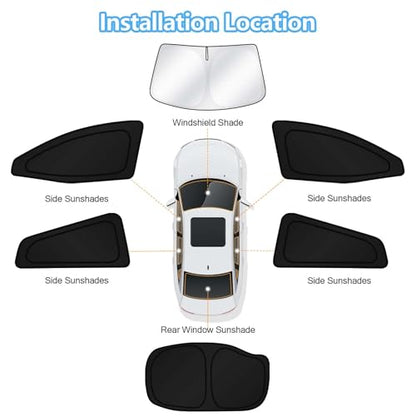 Car Window Shades for 2016 (6 Count)