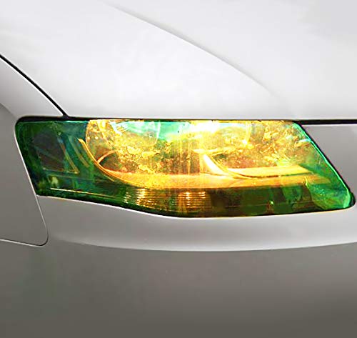 Extra Wide Headlight Taillight Vinyl Tint Wrap 16 Inch x 48 Inch Roll (4 Foot)
