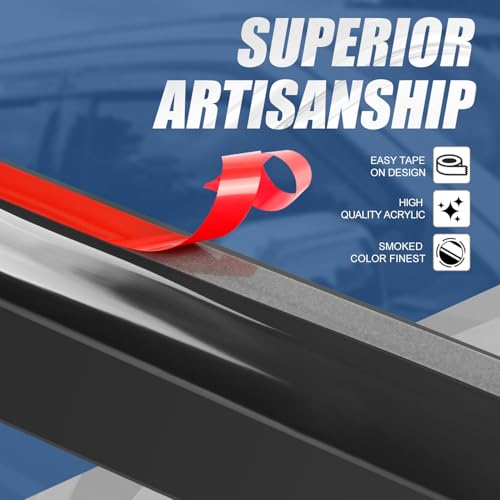 Tape On Window Visors for 1999