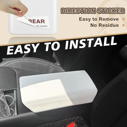 Armrest Cover & Charging Mat for 2026 2025 Model Y Juniper