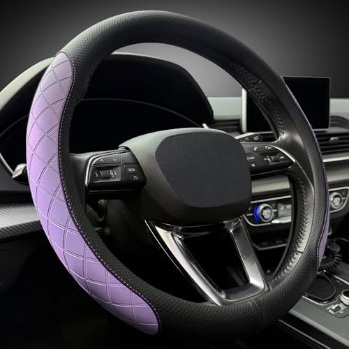Nappa leather steering wheel cover