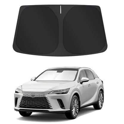 Sun Shade for Lexus RX 2023 2024 2025 2026 Accessories Windshield Sun Shade Window Shade UV Rays Protection Sun Visor Cover with Steering Wheel Sunshade Storage Bag
