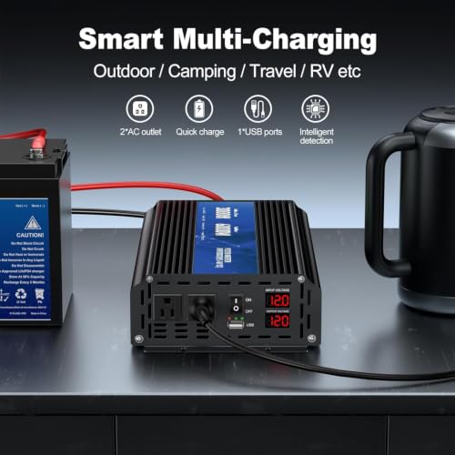 3000W Power Inverter 12V DC to 110V