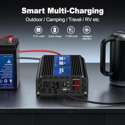 3000W Power Inverter 12V DC to 110V