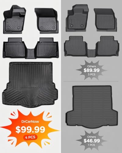 Car Floor Mats for Ford Fusion with Cargo Liner 2017