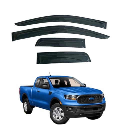 Tape On Rain Guards Compatible with Ford Ranger 19