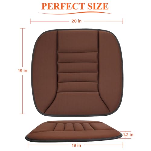 Memory Foam Car Seat Cushion for Driver and Office Chair Comfort