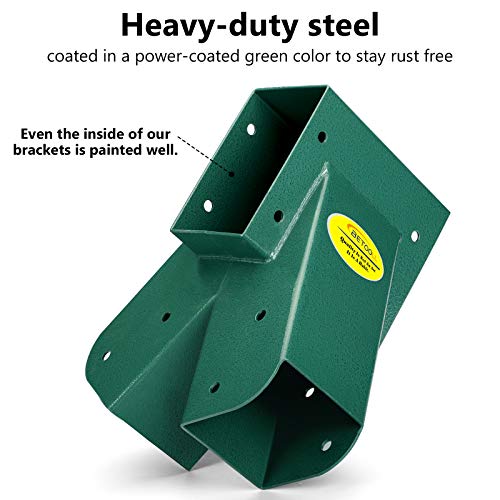 Swing Set Bracket with All Mounting Hardware Middle Bracket (19 Count)