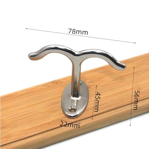 10 Pcs Zinc Alloy Ceiling Double Hook Cabinet Wardrobe Coat Towel Hat Hook Hooks Under Cabinet Shelf (10 Count)